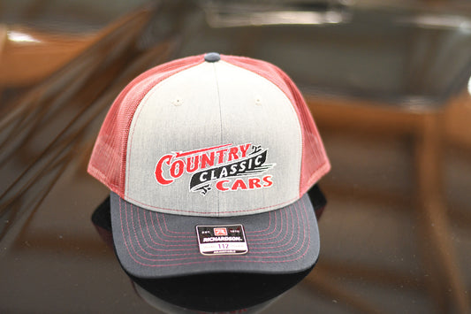 Country Classic Cars Richardson 112 Hat-Maroon & Gray