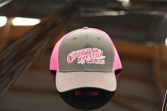 Country Classic Cars Richardson 112 Hat- Pink/Gray