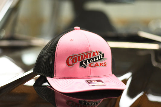 Country Classic Cars Richardson hat-Pink & Black