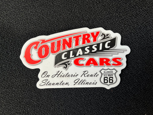 Country Classic Cars logo decal
